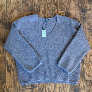 Express brown V-Neck Women's Sweater, size medium